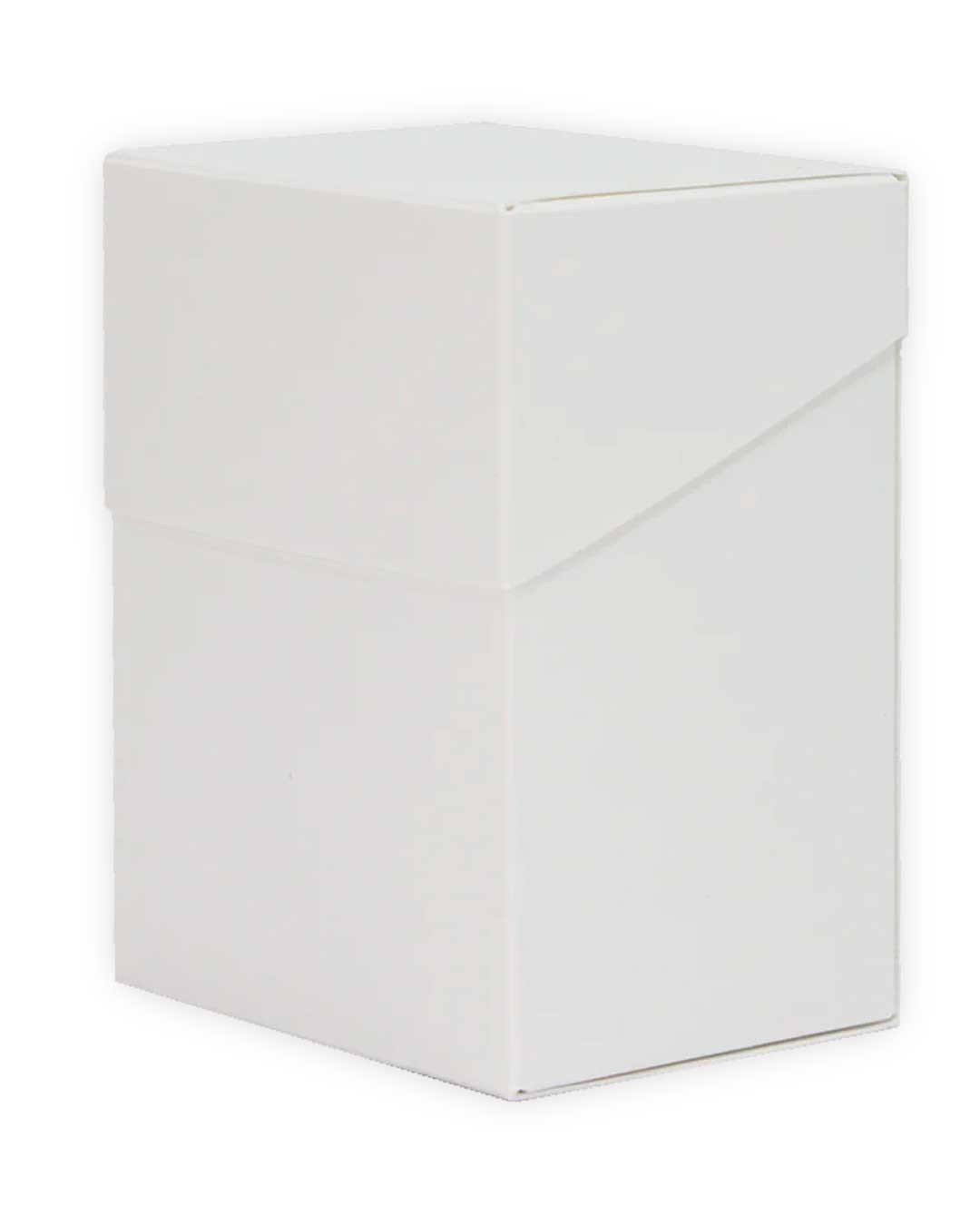 PRODUCTO-WEB-EL-REINO Deckbox Esencial Top Deck 75 Blanco - Imagen 1