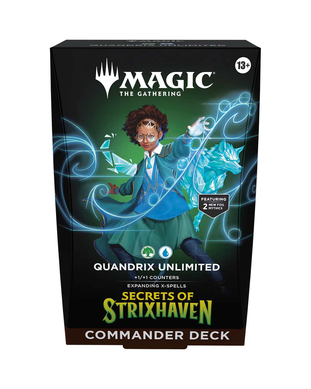 PRODUCTO-WEB-EL-REINO-15 MTG Commander Deck Secrets of Strixhaven Quandrix Unlimited Inglés - Imagen 1
