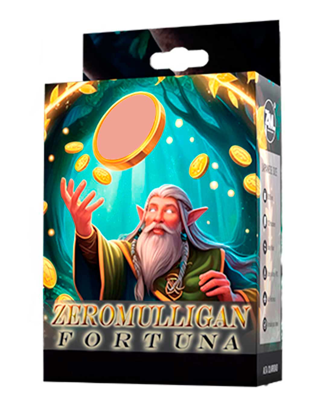 PRODUCTO-WEB-EL-REINO-20 Protectores Standard Zero Mulligan Fortuna Oro Rosa - Imagen 1