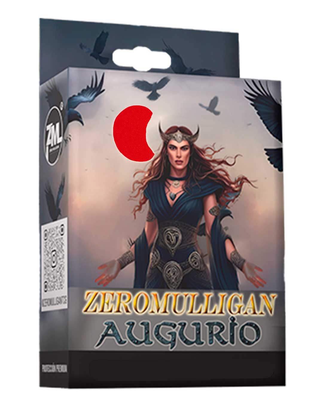 PRODUCTO-WEB-EL-REINO-25 Protectores Small Dual Matte Zero Mulligan Augurio Rojo - Imagen 1