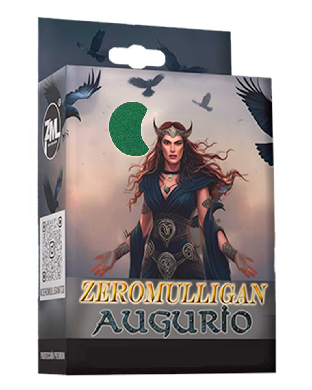 PRODUCTO-WEB-EL-REINO-28 Protectores Small Dual Matte Zero Mulligan Augurio Verde - Imagen 1