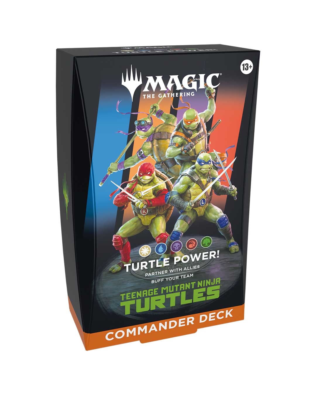 PRODUCTO-WEB-EL-REINO-3 MTG Commander Deck: Teenage Mutant Ninja Turtles Turtle Power! Inglés - Imagen 1
