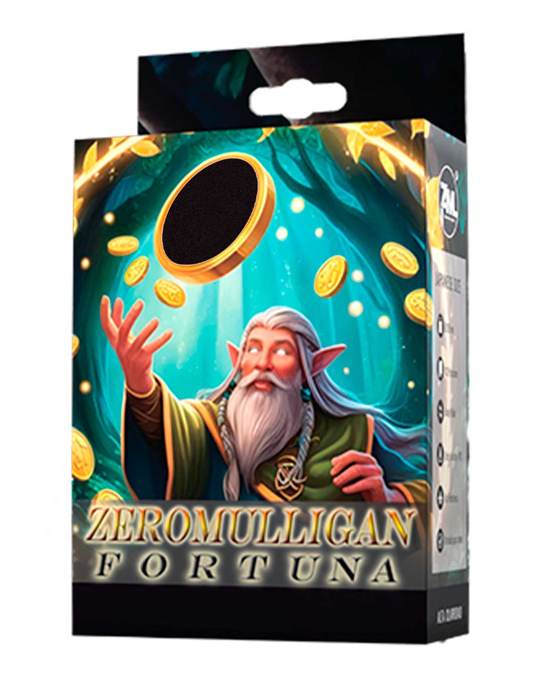 PRODUCTO-WEB-EL-REINO-84 Protectores Small Zero Mulligan Fortuna Negro - Imagen 1