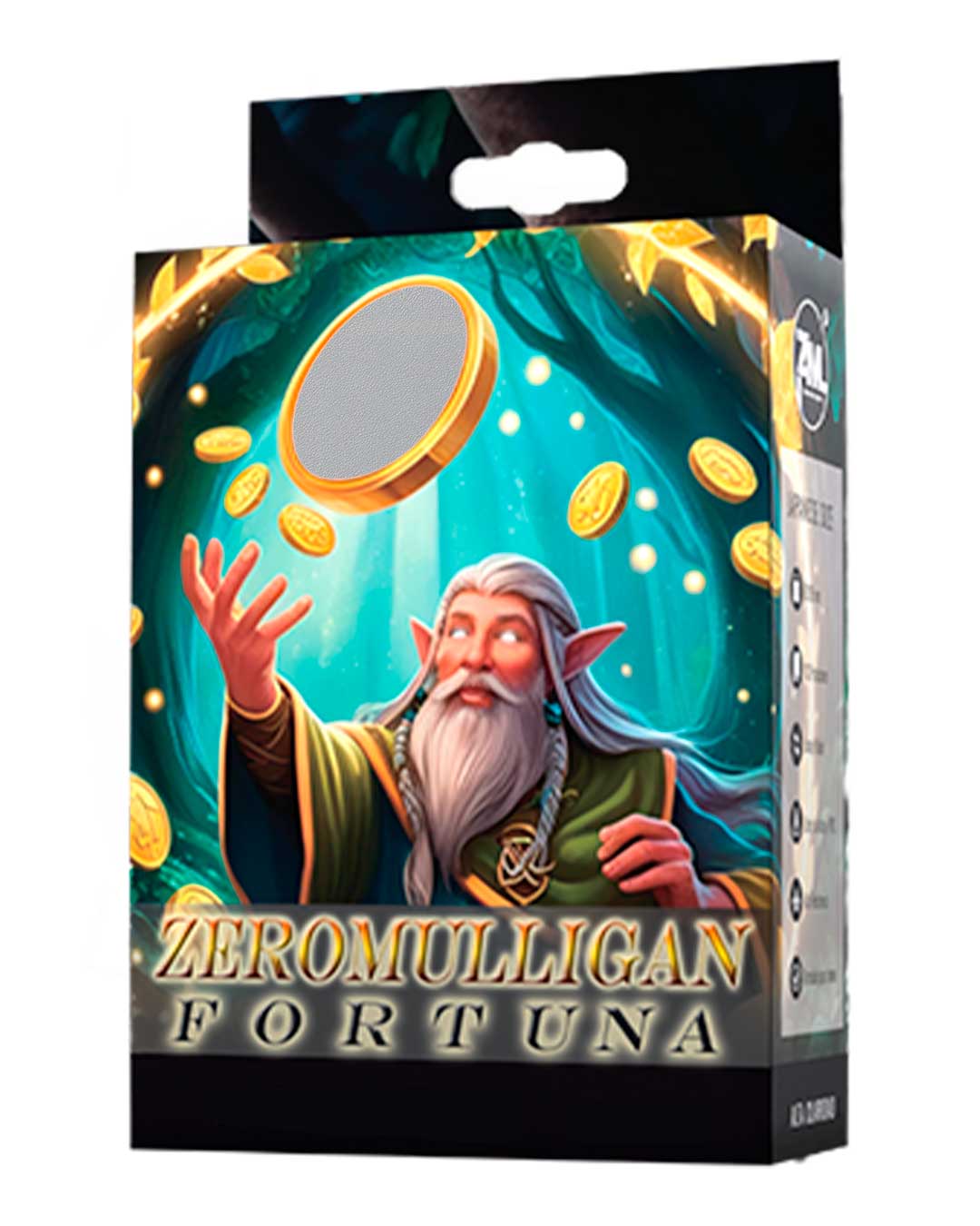 PRODUCTO-WEB-EL-REINO-91 Protectores Small Zero Mulligan Fortuna Plateado - Imagen 1