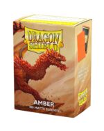 Protectores Estándar Dragon Shield Matte Amber