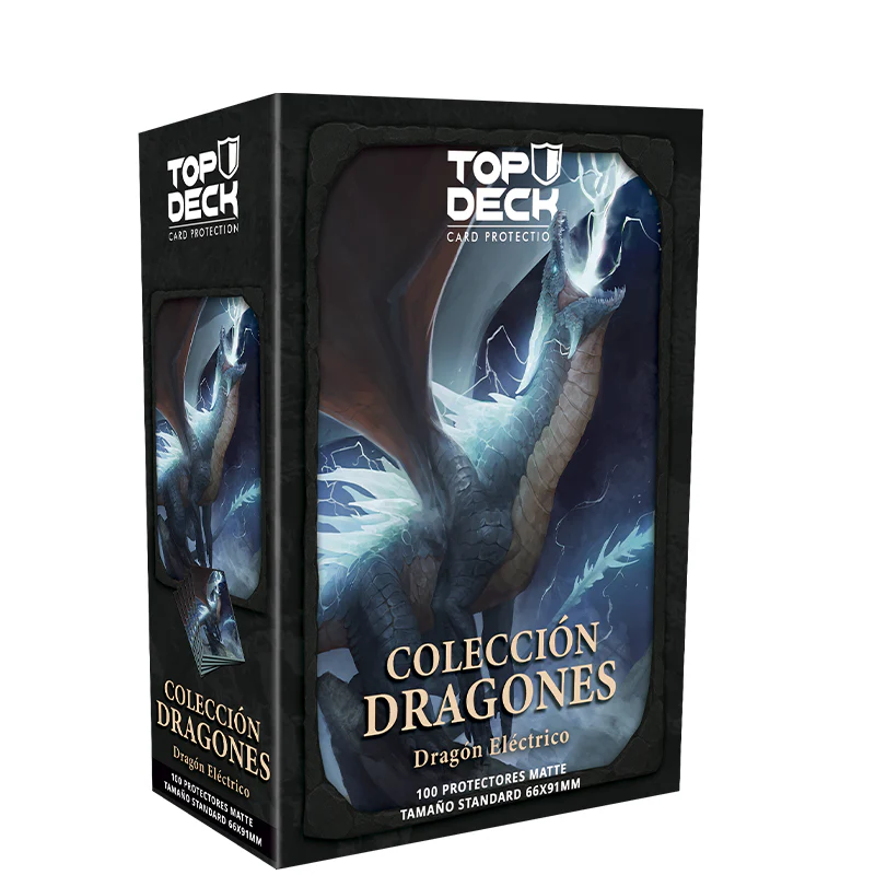 dragonelectrico_1024x1024@2x Protectores Estándar Top Deck Colección Dragones Dragón Eléctrico - Imagen 1