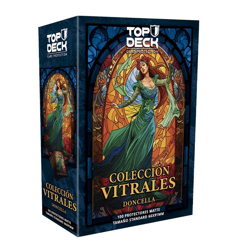 vitraldoncella_1024x1024@2x Protectores Estándar Top Deck Colección Vitrales Doncella - Imagen 1