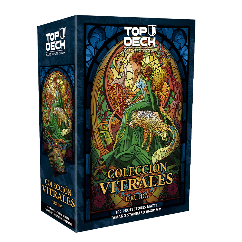 vitraldruida_1024x1024@2x Protectores Estándar Top Deck Colección Vitrales Druida - Imagen 1