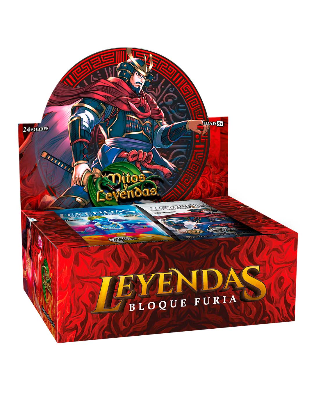 PRODUCTO-WEB-EL-REINO-26 Display 24 Sobres: Leyendas Bloque Furia 2026 - Imagen 1