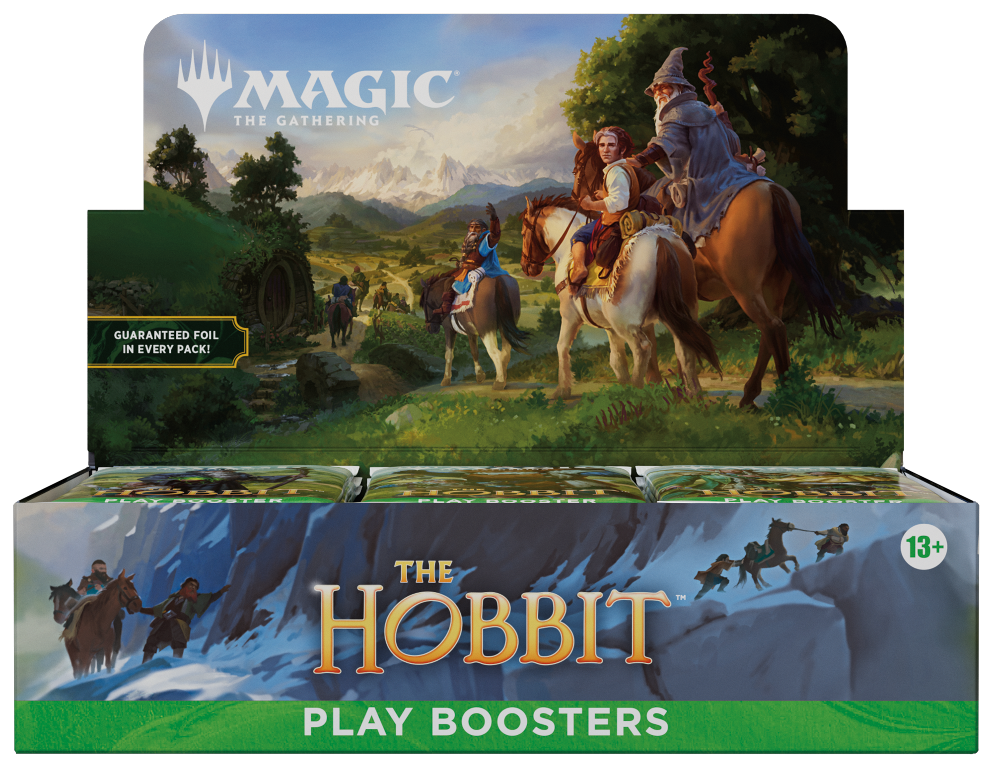 MTGHOB_EN_Play_DspBx_01_02 MTG PLAY BOOSTER: EL HOBBIT (ingles) - Imagen 1