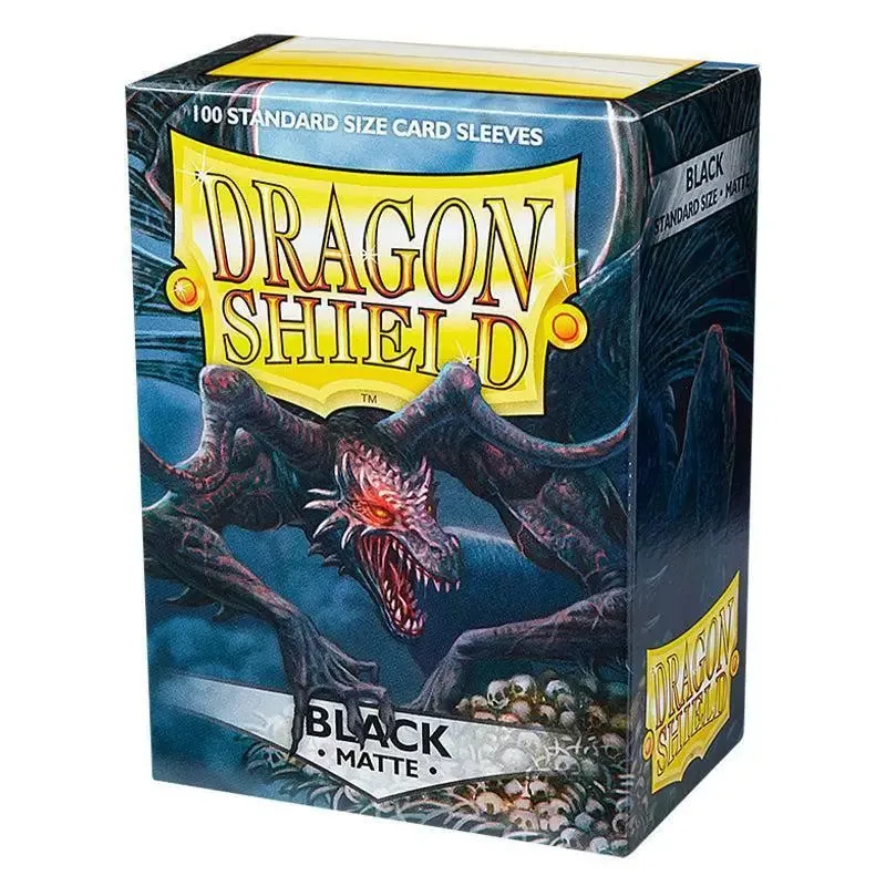 black mate 1 Protectores Estándar Dragon Shield Matte Black - Imagen 1