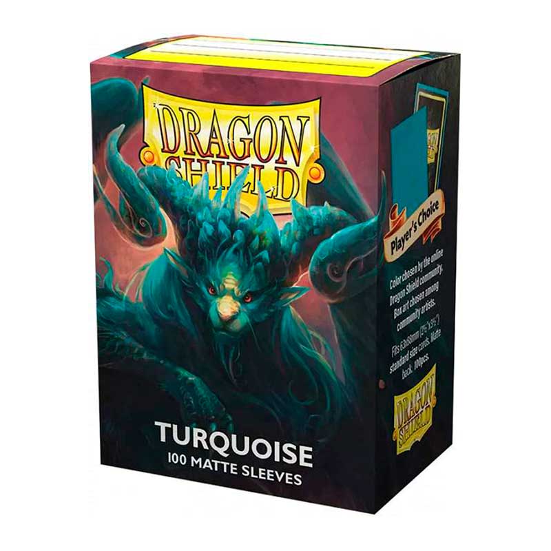 turquesa 1 Protectores Estándar Dragon Shield Players’ Choice 2025 Turquoise - Imagen 1